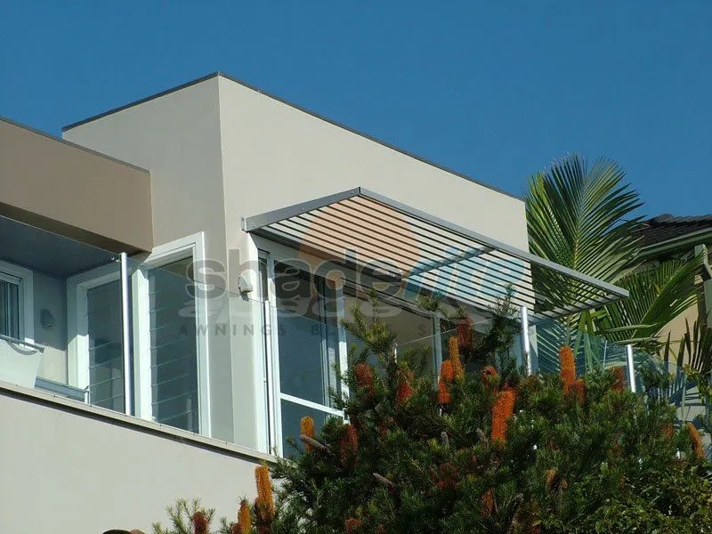Aluminium louvre awning installation, Sydney