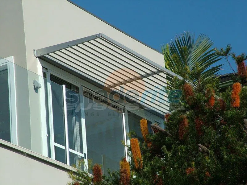 Aluminium louvre awning installation, Sydney
