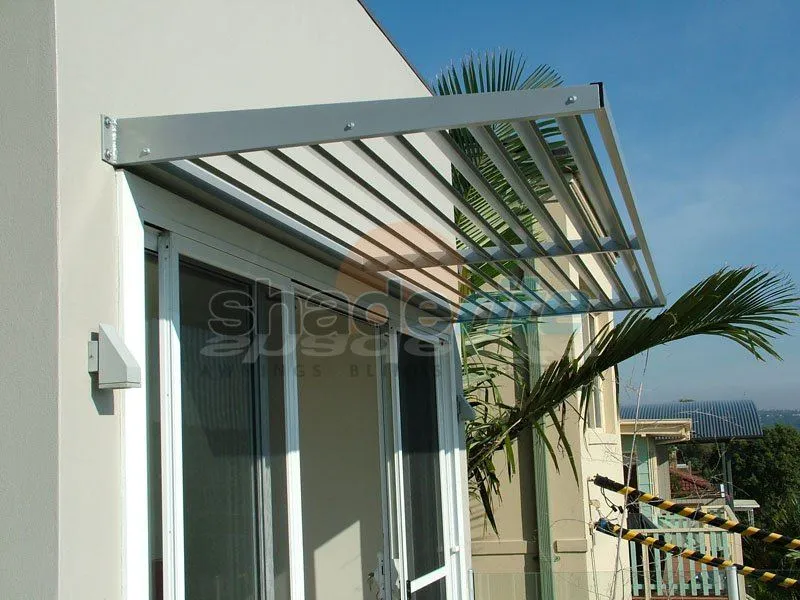 Aluminium louvre awning installation, Sydney