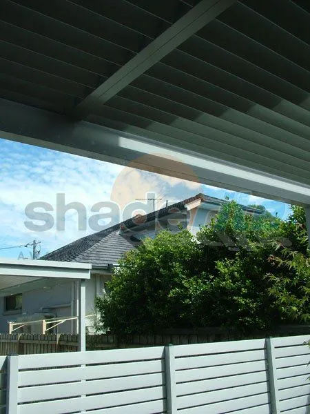Aluminium louvre awning installation, Sydney