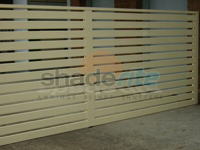 Aluminium louvre awning installation, Sydney