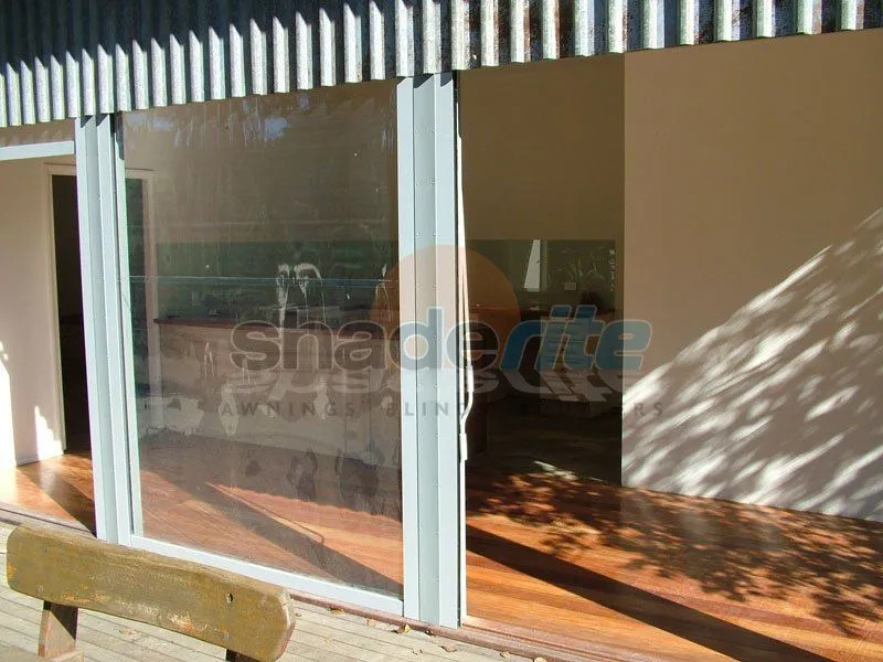 Clear PVC awning / cafe blind installation, Sydney