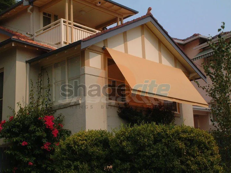 Drop arm awning installation, Sydney