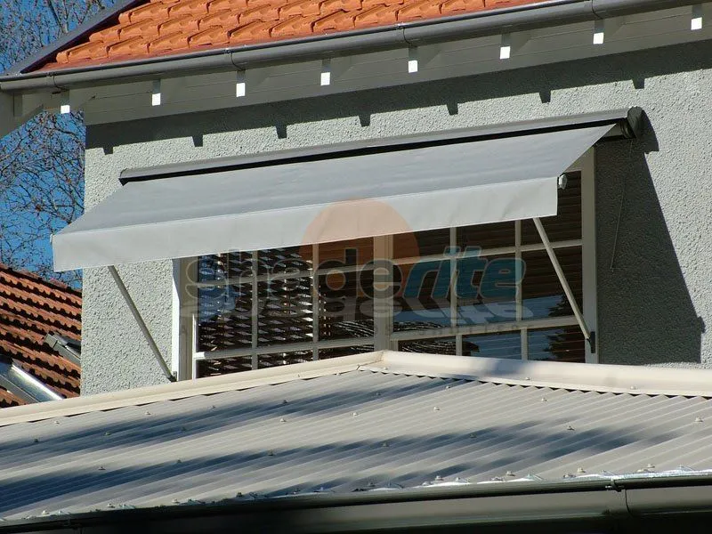 Drop arm awning installation, Sydney
