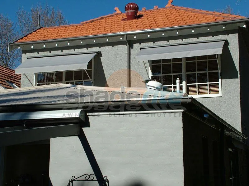 Drop arm awning installation, Sydney