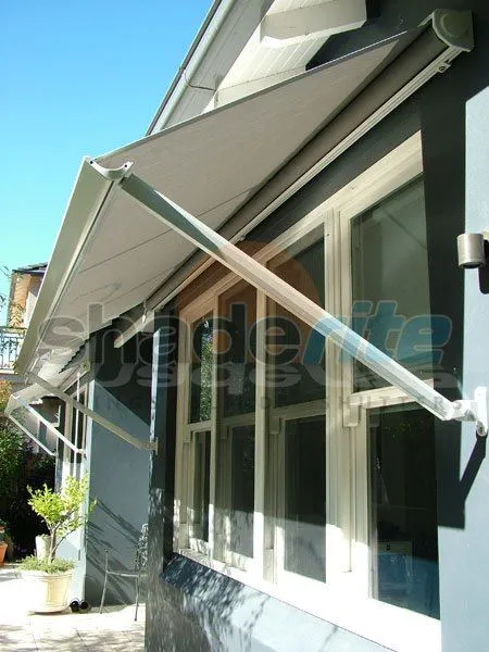 Drop arm awning installation, Sydney