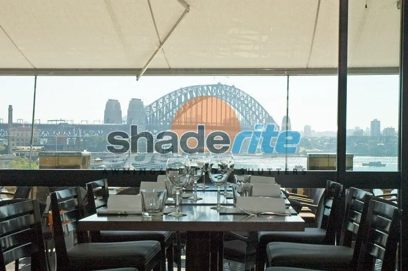 Folding arm retractable awning installation, Sydney