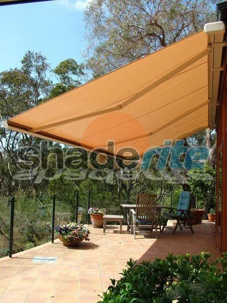 Folding arm retractable awning installation, Sydney