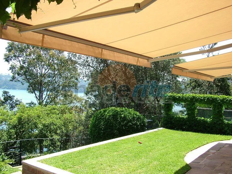 Folding arm retractable awning installation, Sydney