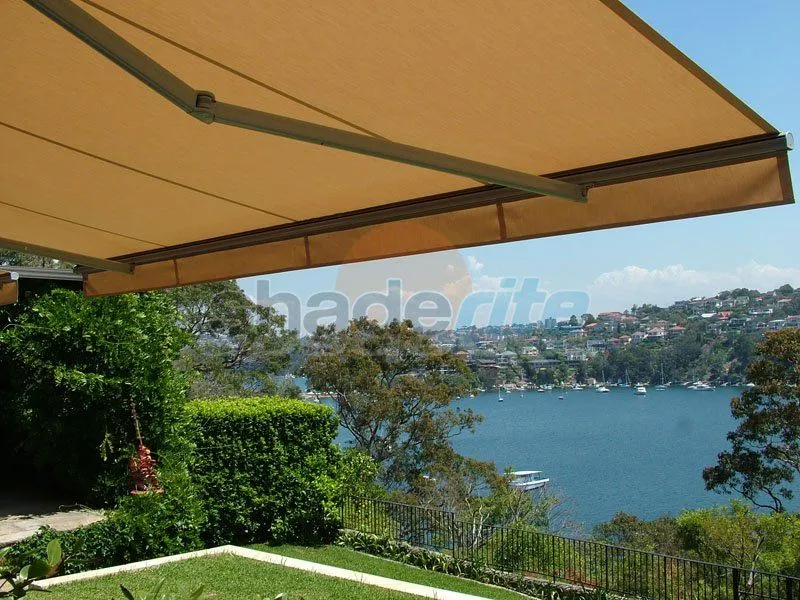 Folding arm retractable awning installation, Sydney
