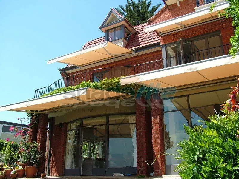 Folding arm retractable awning installation, Sydney