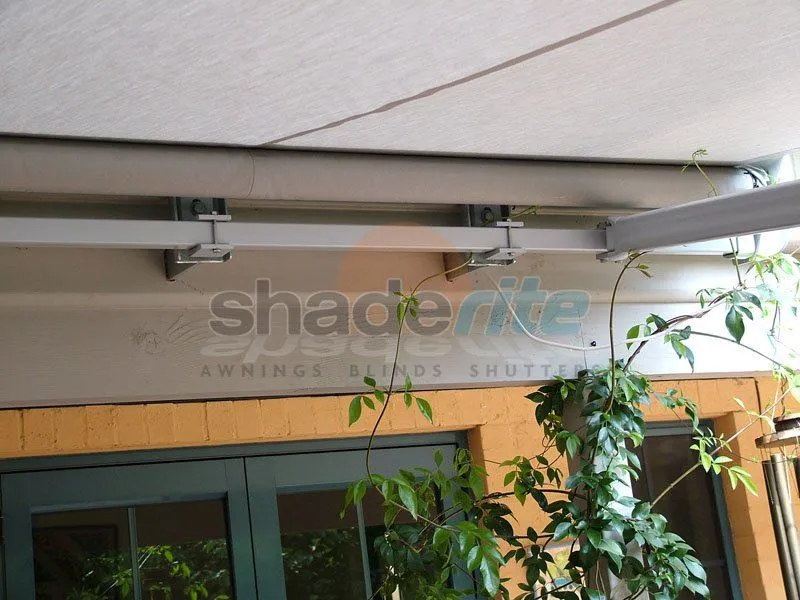 Folding arm retractable awning installation, Sydney