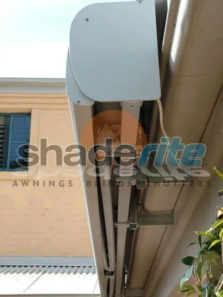 Folding arm retractable awning installation, Sydney