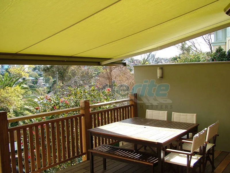 Folding arm retractable awning installation, Sydney