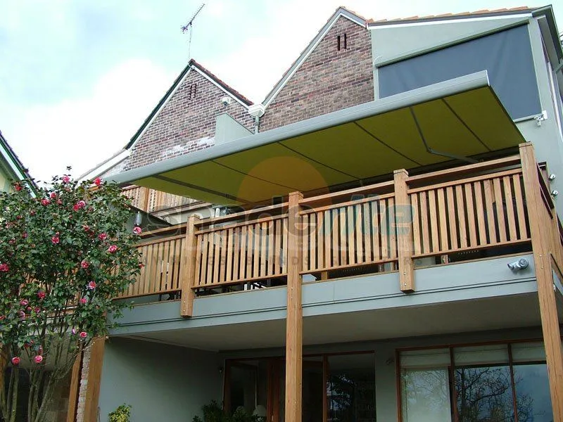Folding arm retractable awning installation, Sydney