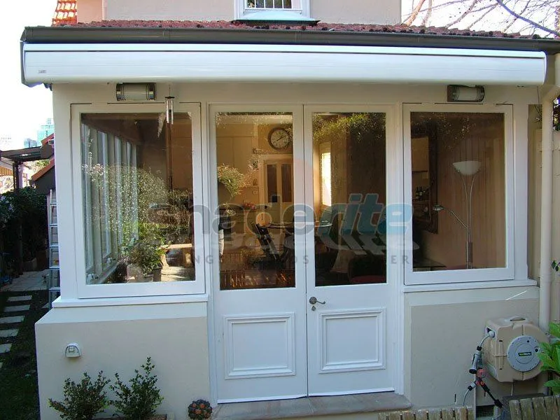 Folding arm retractable awning installation, Sydney