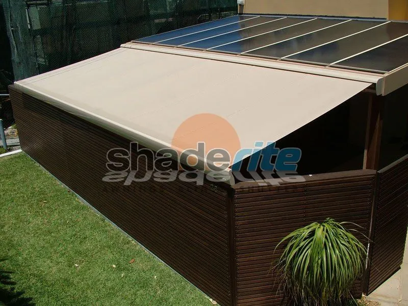 Folding arm retractable awning installation, Sydney