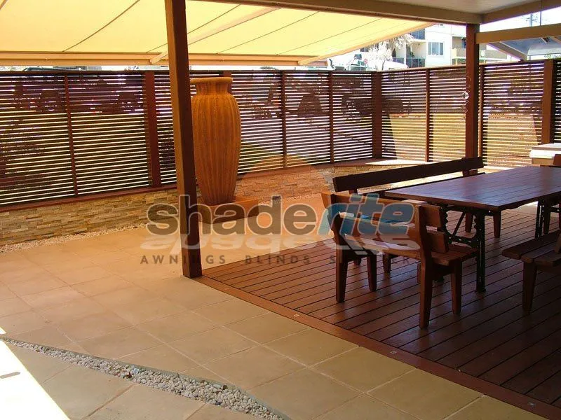 Folding arm retractable awning installation, Sydney