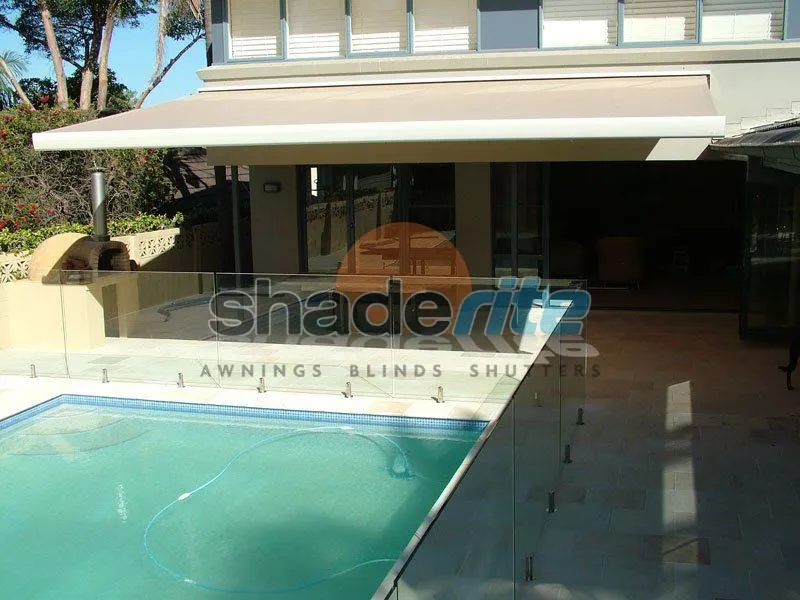 Folding arm retractable awning installation, Sydney