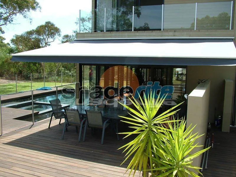 Folding arm retractable awning installation, Sydney