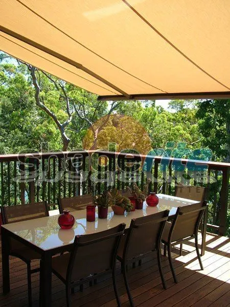 Folding arm retractable awning installation, Sydney