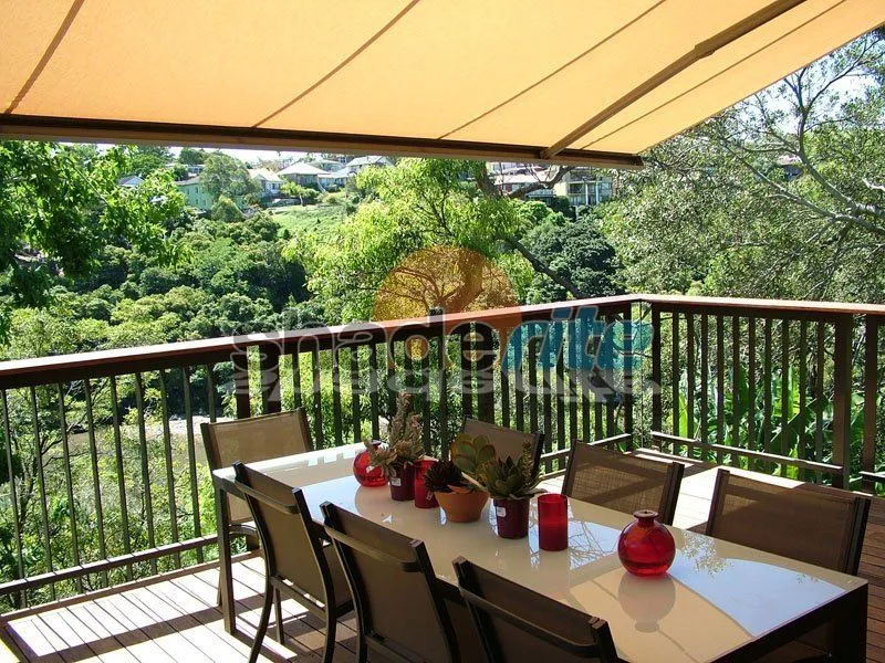 Folding arm retractable awning installation, Sydney
