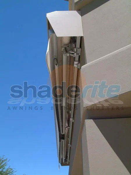Folding arm retractable awning installation in Hunters Hill, Sydney