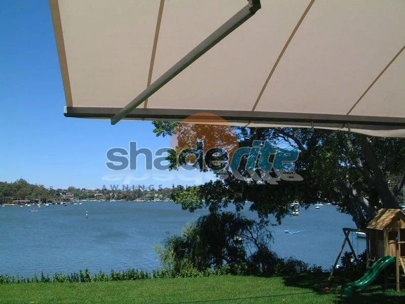 Folding arm retractable awning installation in Hunters Hill, Sydney