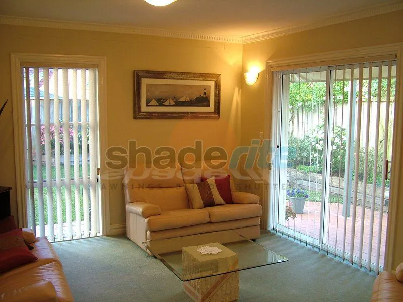 Vertical blind installation, Sydney