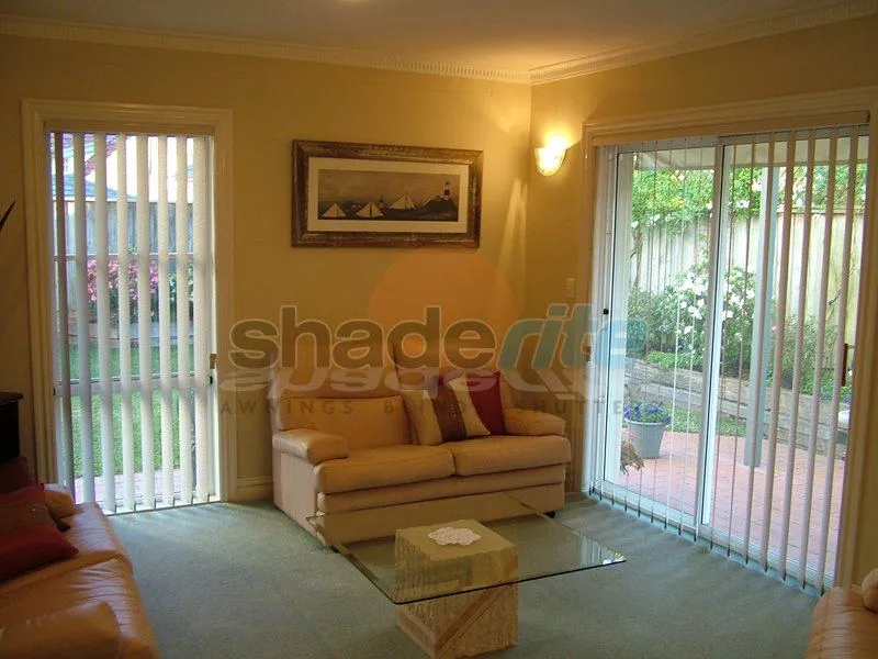 Vertical blind installation, Sydney