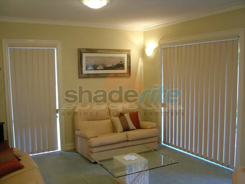 Vertical blind installation, Sydney