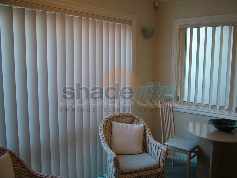 Vertical blind installation, Sydney