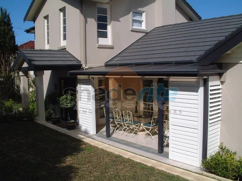Aluminium shutter installation in Greenwich, Sydney