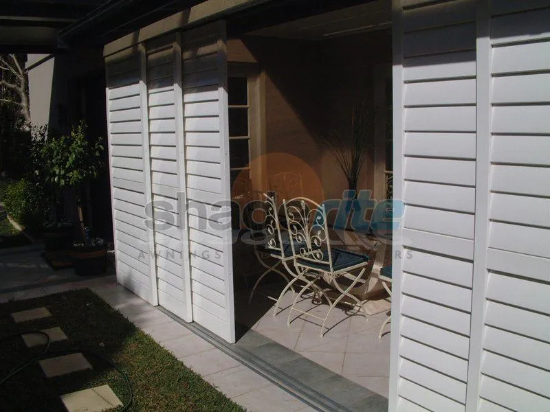 Aluminium shutter installation in Greenwich, Sydney