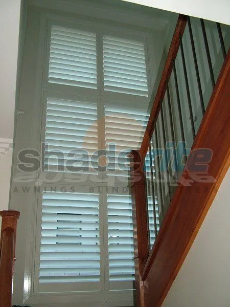 Timber plantation shutter installation, Sydney